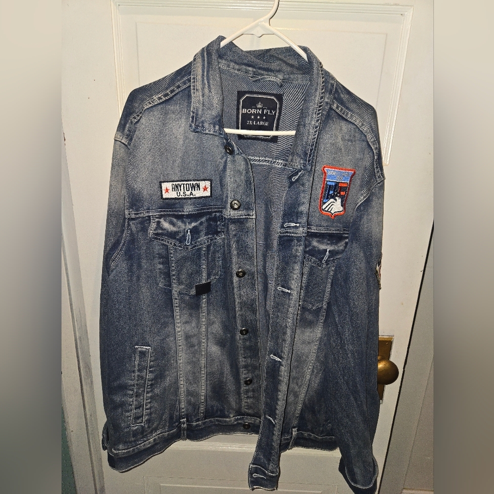 Men's Denim Jacket - Gray